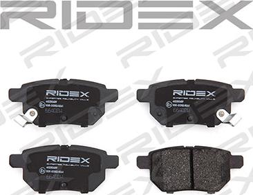 RIDEX 402B0689 - Brake Pad Set, disc brake www.autospares.lv