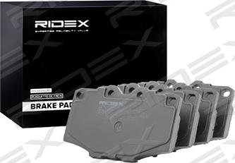 RIDEX 402B0671 - Brake Pad Set, disc brake www.autospares.lv