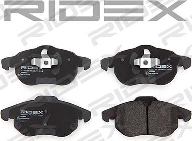 RIDEX 402B0044 - Brake Pad Set, disc brake www.autospares.lv