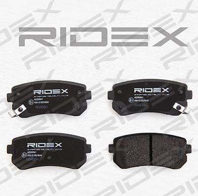 RIDEX 402B0041 - Brake Pad Set, disc brake www.autospares.lv