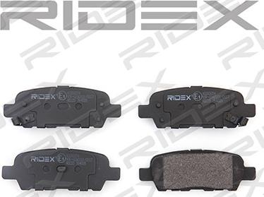 RIDEX 402B0054 - Brake Pad Set, disc brake www.autospares.lv