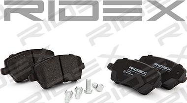 RIDEX 402B0062 - Brake Pad Set, disc brake www.autospares.lv