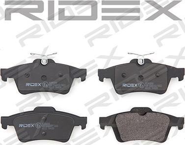 RIDEX 402B0008 - Brake Pad Set, disc brake www.autospares.lv