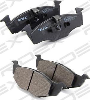 RIDEX 402B0016 - Brake Pad Set, disc brake www.autospares.lv