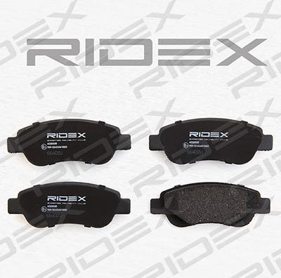 RIDEX 402B0085 - Brake Pad Set, disc brake www.autospares.lv