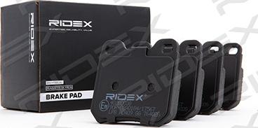 RIDEX 402B0038 - Brake Pad Set, disc brake www.autospares.lv