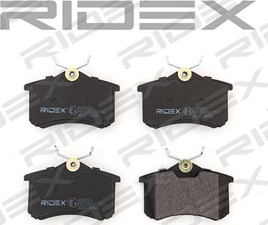 RIDEX 402B0024 - Brake Pad Set, disc brake www.autospares.lv