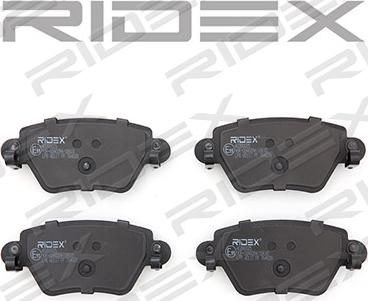 RIDEX 402B0025 - Brake Pad Set, disc brake www.autospares.lv