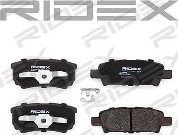 RIDEX 402B0106 - Bremžu uzliku kompl., Disku bremzes www.autospares.lv