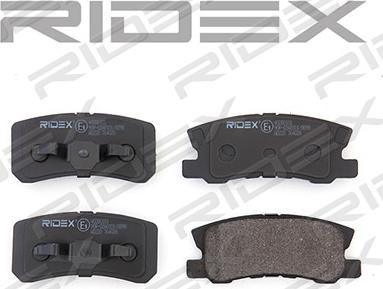 RIDEX 402B0101 - Brake Pad Set, disc brake www.autospares.lv