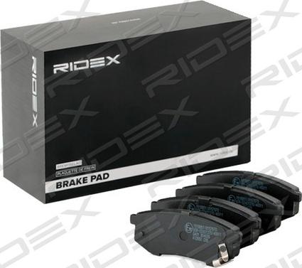 RIDEX 402B0134 - Bremžu uzliku kompl., Disku bremzes autospares.lv