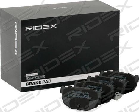 RIDEX 402B0899 - Bremžu uzliku kompl., Disku bremzes autospares.lv