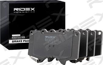 RIDEX 402B0377 - Brake Pad Set, disc brake www.autospares.lv