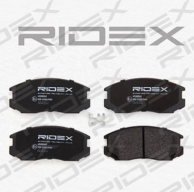 RIDEX 402B0243 - Brake Pad Set, disc brake www.autospares.lv