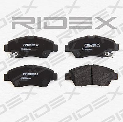 RIDEX 402B0247 - Brake Pad Set, disc brake www.autospares.lv