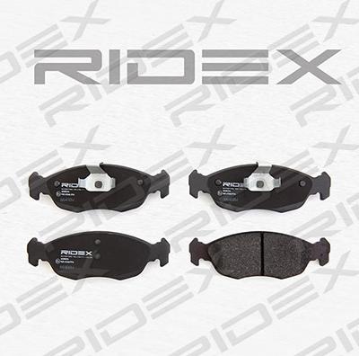 RIDEX 402B0214 - Brake Pad Set, disc brake www.autospares.lv