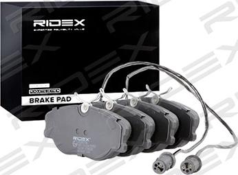 RIDEX 402B0746 - Brake Pad Set, disc brake www.autospares.lv