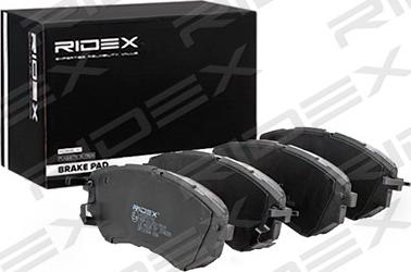 RIDEX 402B0742 - Brake Pad Set, disc brake www.autospares.lv