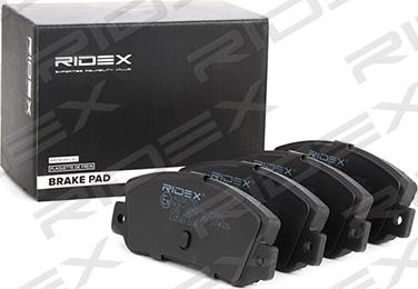 RIDEX 402B0755 - Brake Pad Set, disc brake www.autospares.lv