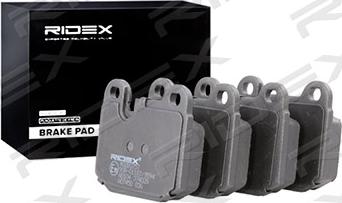 RIDEX 402B0757 - Brake Pad Set, disc brake www.autospares.lv