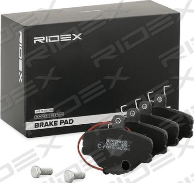 RIDEX 402B0762 - Brake Pad Set, disc brake www.autospares.lv