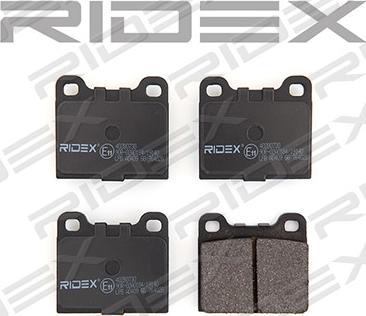 RIDEX 402B0730 - Brake Pad Set, disc brake www.autospares.lv