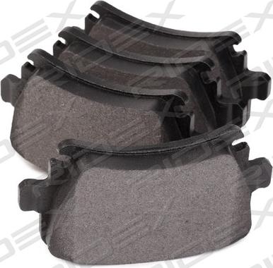 RIDEX 402B1400 - Brake Pad Set, disc brake www.autospares.lv