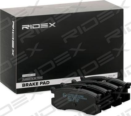 RIDEX 402B1038 - Bremžu uzliku kompl., Disku bremzes www.autospares.lv