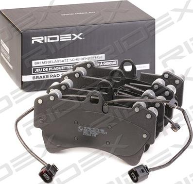 RIDEX 402B1324 - Bremžu uzliku kompl., Disku bremzes autospares.lv