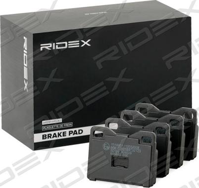 RIDEX 402B1258 - Bremžu uzliku kompl., Disku bremzes autospares.lv