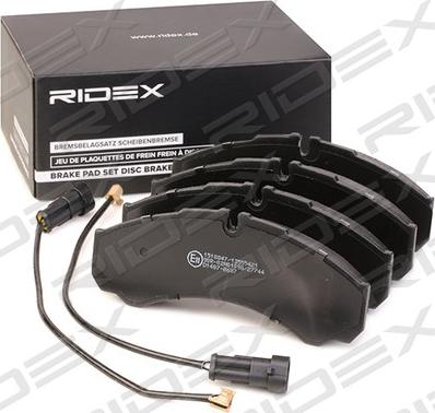 RIDEX 402B1260 - Bremžu uzliku kompl., Disku bremzes www.autospares.lv