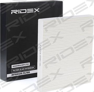 RIDEX 424I0117 - Фильтр воздуха в салоне www.autospares.lv