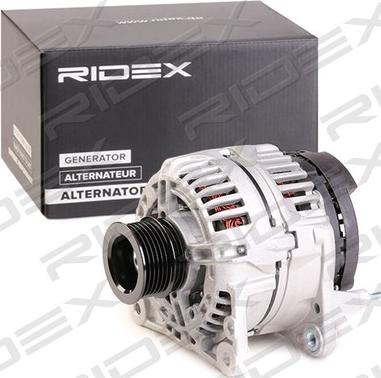 RIDEX 4G0163 - Генератор www.autospares.lv