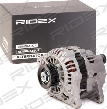 RIDEX 4G0100 - Генератор www.autospares.lv