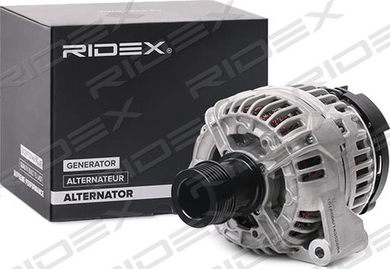 RIDEX 4G0345 - Alternator www.autospares.lv