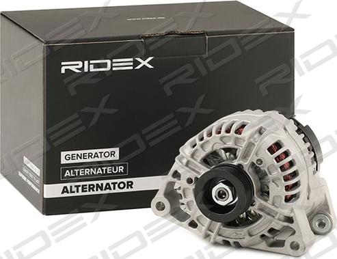 RIDEX 4G0783 - Генератор www.autospares.lv