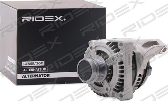 RIDEX 4G0727 - Генератор www.autospares.lv