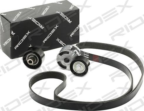 RIDEX 542R0062 - Поликлиновый ременный комплект www.autospares.lv