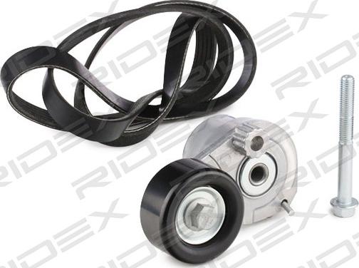 RIDEX 542R0100 - Поликлиновый ременный комплект www.autospares.lv