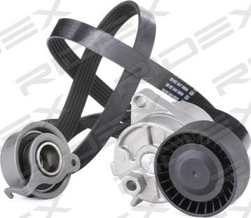 RIDEX 542R0388 - Поликлиновый ременный комплект www.autospares.lv