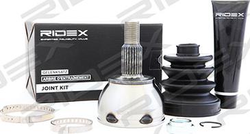 RIDEX 5J0021 - Шарнирный комплект, ШРУС, приводной вал www.autospares.lv