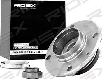 RIDEX 654W0492 - Подшипник ступицы колеса, комплект www.autospares.lv