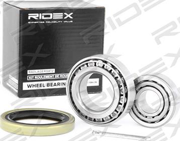 RIDEX 654W0541 - Подшипник ступицы колеса, комплект www.autospares.lv