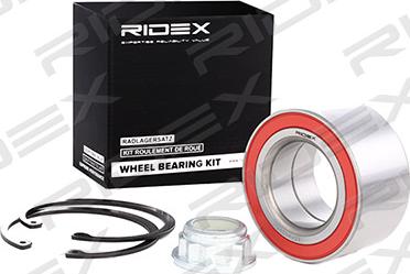 RIDEX 654W0091 - Wheel hub, bearing Kit www.autospares.lv