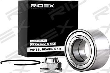 RIDEX 654W0008 - Подшипник ступицы колеса, комплект www.autospares.lv