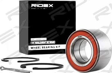 RIDEX 654W0036 - Подшипник ступицы колеса, комплект www.autospares.lv