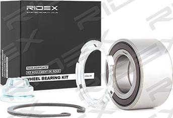 RIDEX 654W0132 - Подшипник ступицы колеса, комплект www.autospares.lv