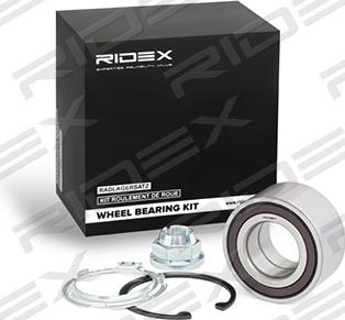 RIDEX 654W0132 - Подшипник ступицы колеса, комплект www.autospares.lv