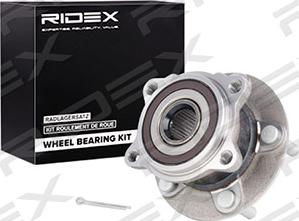 RIDEX 654W0391 - Wheel hub, bearing Kit www.autospares.lv