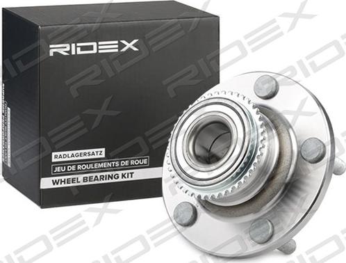 RIDEX 654W0381 - Riteņa rumbas gultņa komplekts www.autospares.lv